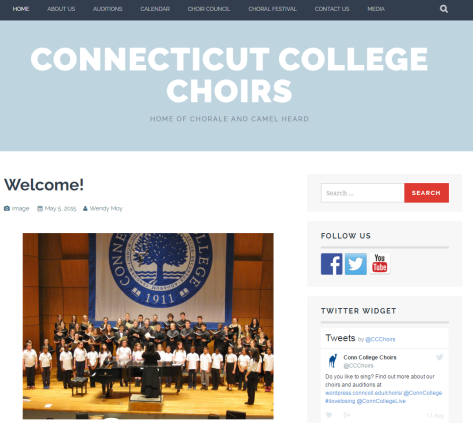 CC Choir Website